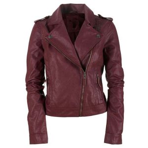 Women Fashion Leather Jacket